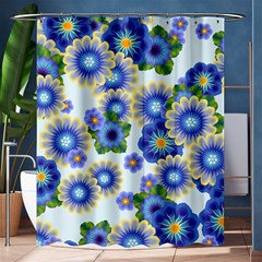 Flower Bomb 7 Shower Curtain 60  X 72  (medium)  by PatternFactory