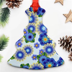 Flower Bomb 7 Christmas Tree Ornament (two Sides) by PatternFactory