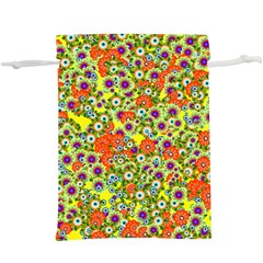 Flower Bomb 8  Lightweight Drawstring Pouch (xl) by PatternFactory