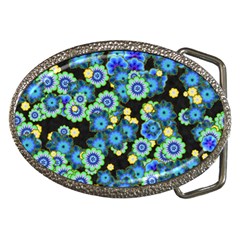 Flower Bomb  9 Belt Buckles by PatternFactory