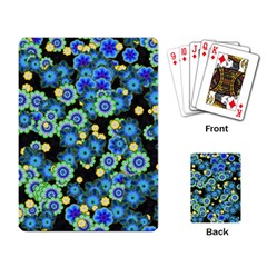 Flower Bomb  9 Playing Cards Single Design (rectangle) by PatternFactory