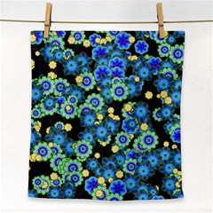 Flower Bomb  9 Face Towel by PatternFactory