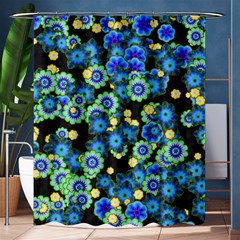 Flower Bomb  9 Shower Curtain 60  X 72  (medium)  by PatternFactory