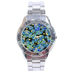 Flower Bomb  9 Stainless Steel Analogue Watch by PatternFactory