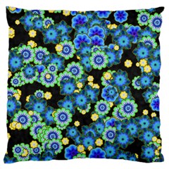 Flower Bomb  9 Large Cushion Case (one Side)