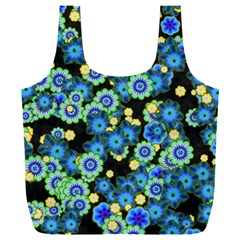 Flower Bomb  9 Full Print Recycle Bag (xxl) by PatternFactory