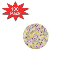 Flower Bomb 10 1  Mini Buttons (100 Pack)  by PatternFactory