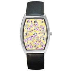 Flower Bomb 10 Barrel Style Metal Watch by PatternFactory