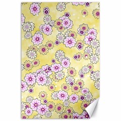 Flower Bomb 10 Canvas 24  X 36  by PatternFactory