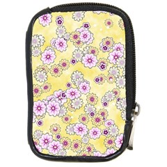 Flower Bomb 10 Compact Camera Leather Case by PatternFactory