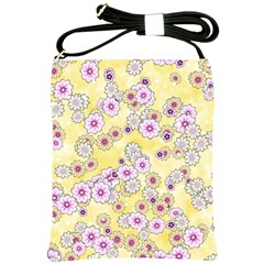 Flower Bomb 10 Shoulder Sling Bag by PatternFactory