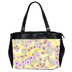 Flower Bomb 10 Oversize Office Handbag (2 Sides) by PatternFactory