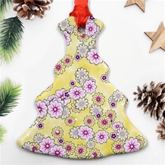 Flower Bomb 10 Ornament (christmas Tree)  by PatternFactory