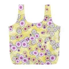 Flower Bomb 10 Full Print Recycle Bag (l) by PatternFactory