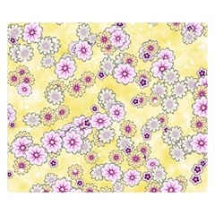 Flower Bomb 10 Double Sided Flano Blanket (small)  by PatternFactory