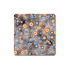 Flower Bomb 12 Square Magnet