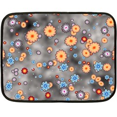 Flower Bomb 12 Fleece Blanket (mini) by PatternFactory