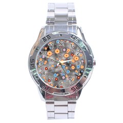 Flower Bomb 12 Stainless Steel Analogue Watch by PatternFactory