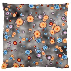 Flower Bomb 12 Large Cushion Case (one Side)