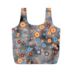 Flower Bomb 12 Full Print Recycle Bag (m)