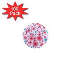 Flower Bomb 11 1  Mini Magnets (100 Pack)  by PatternFactory