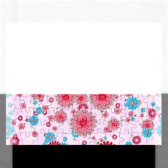 Flower Bomb 11 Rectangular Jigsaw Puzzl by PatternFactory