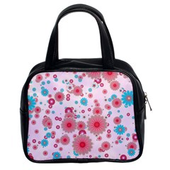 Flower Bomb 11 Classic Handbag (two Sides) by PatternFactory