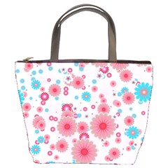 Flower Bomb 11 Bucket Bag by PatternFactory