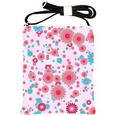 Flower Bomb 11 Shoulder Sling Bag by PatternFactory