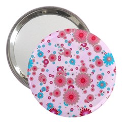 Flower Bomb 11 3  Handbag Mirrors