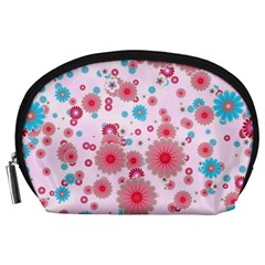 Flower Bomb 11 Accessory Pouch (large) by PatternFactory