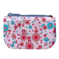 Flower Bomb 11 Large Coin Purse by PatternFactory