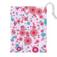 Flower Bomb 11 Drawstring Pouch (4xl) by PatternFactory