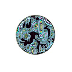 Concentric Circles A Hat Clip Ball Marker by PatternFactory