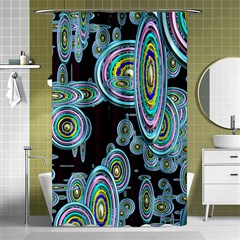 Concentric Circles A Shower Curtain 48  X 72  (small)  by PatternFactory