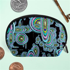 Concentric Circles A Accessory Pouch (large) by PatternFactory