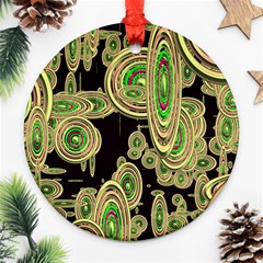 Concentric Circles B Ornament (round) by PatternFactory