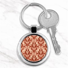 Great Vintage Pattern F Key Chain (round) by PatternFactory