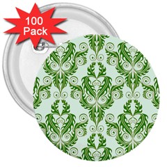 Great Vintage Pattern E 3  Buttons (100 Pack)  by PatternFactory