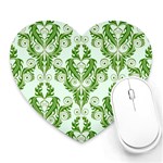 Great Vintage Pattern E Heart Mousepads Front