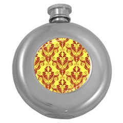 Great Vintage Pattern B Round Hip Flask (5 Oz) by PatternFactory