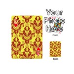 Great Vintage Pattern B Playing Cards 54 Designs (Mini) Front - Heart3