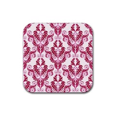 Great Vintage Pattern C Rubber Coaster (square)  by PatternFactory