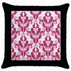 Great Vintage Pattern C Throw Pillow Case (black) by PatternFactory