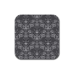 Great Vintage Pattern A Rubber Coaster (square)  by PatternFactory