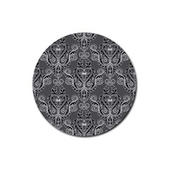 Great Vintage Pattern A Rubber Coaster (round)  by PatternFactory