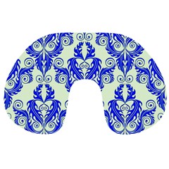 Great Vintage Pattern D Travel Neck Pillow by PatternFactory