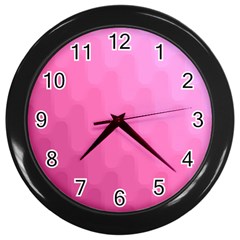 Wonderful Gradient Shades 5 Wall Clock (black) by PatternFactory