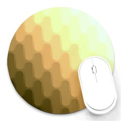 Wonderful Gradient Shades 6 Round Mousepads by PatternFactory