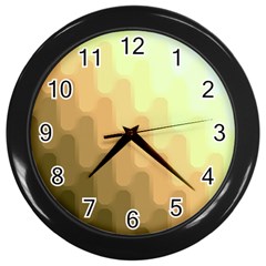 Wonderful Gradient Shades 6 Wall Clock (black) by PatternFactory